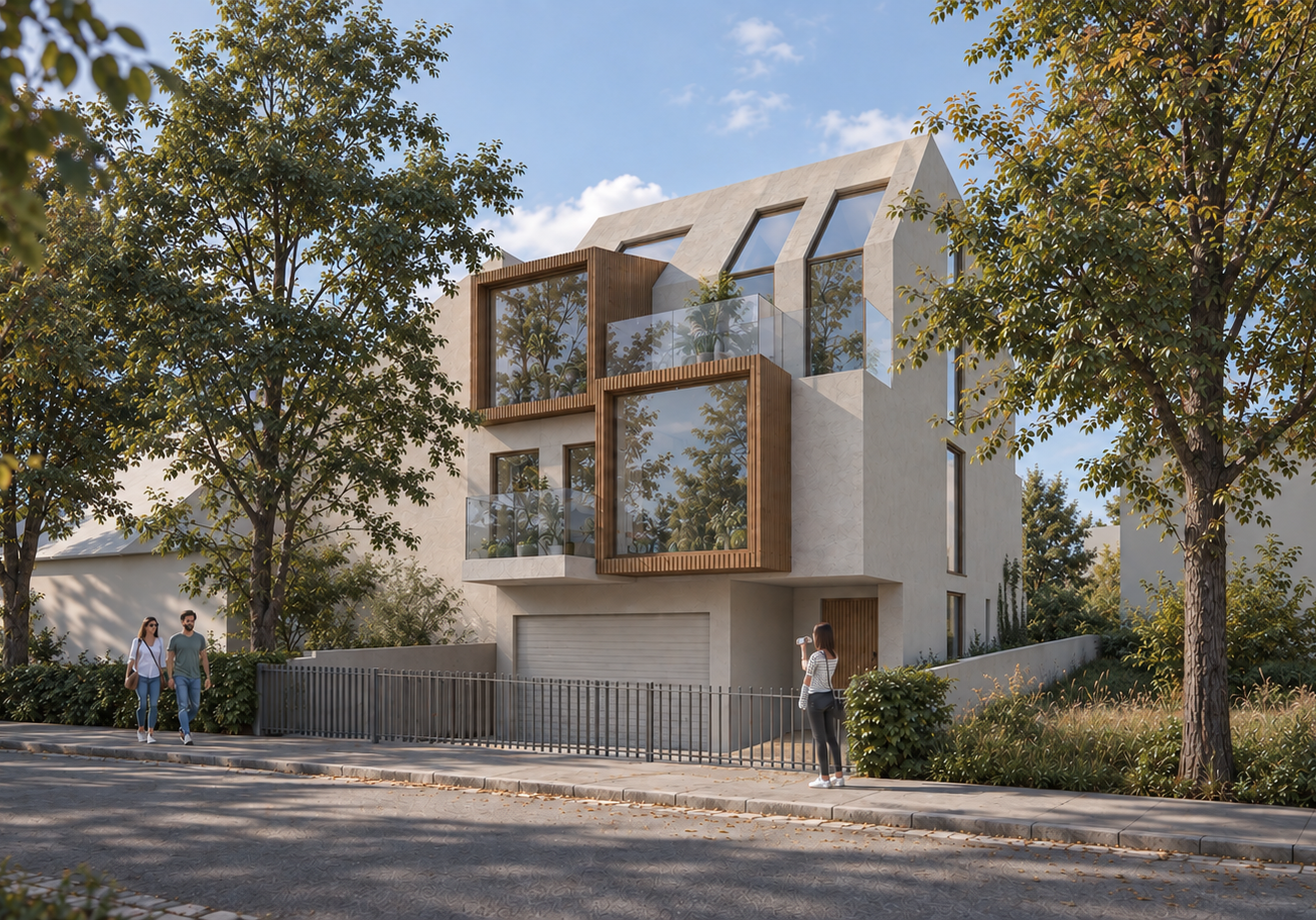 VIV-A Architekten-KLEIN-Wohnhaus-Wien-Neubau-Entwurf-Studie (8)