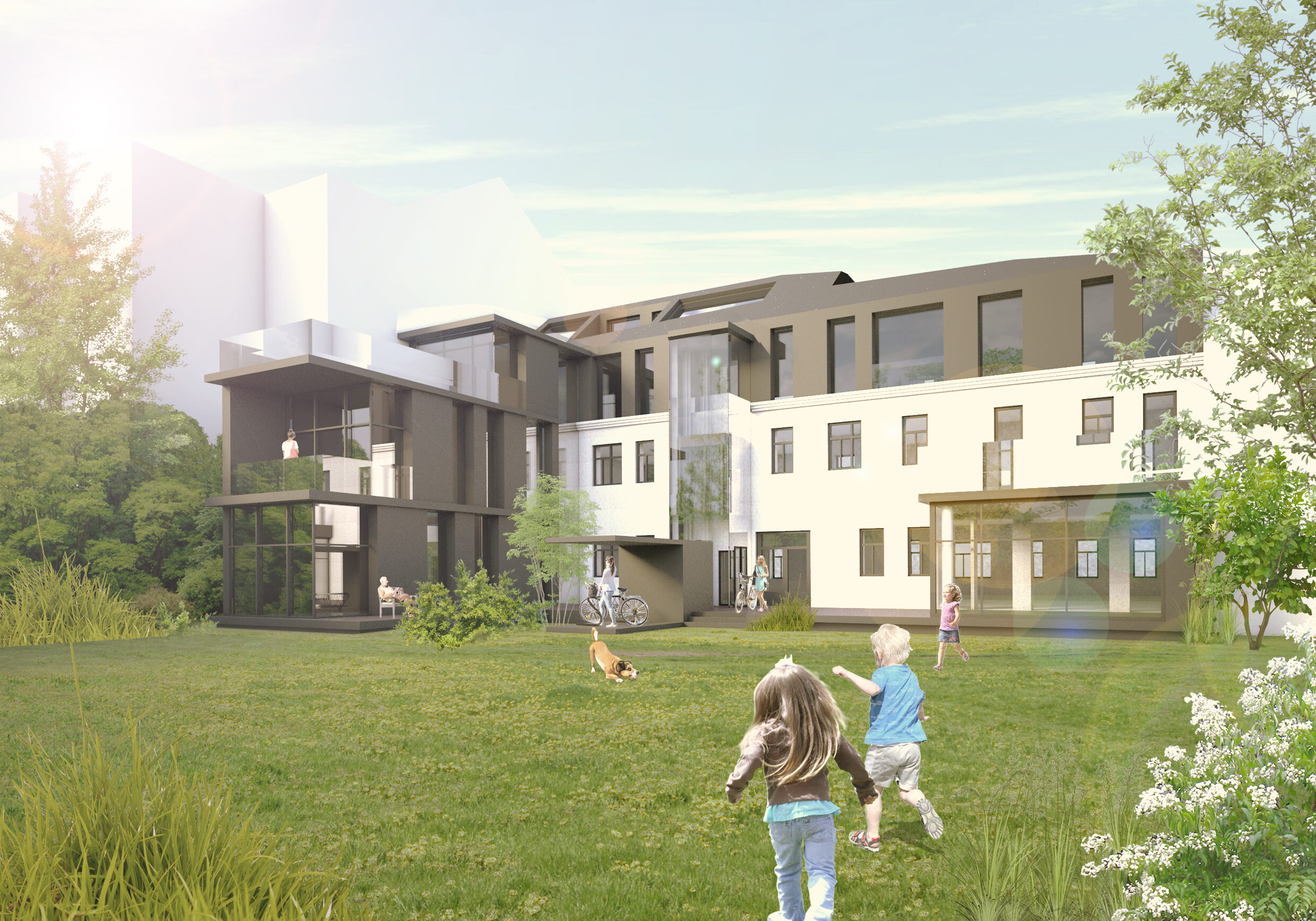 VIV-A Architekten-OSTER-Wohnhaus-Wien-Umbau-Sanierung-Dachgeschoss-Entwurf-Studie (1)